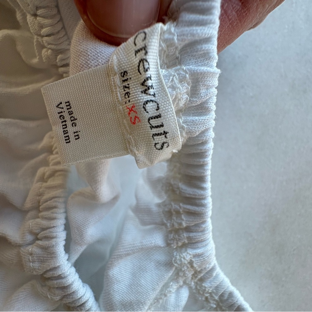 Crewcuts White Ruffled Top - Picture 2 of 2